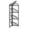 4 layer foldable corner shelves