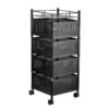 4 Layer Square Shape Kitchen Rack