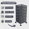 6 Layer Kitchen Storage Rack – Square Shape (360° Rotating)