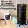 6 Layer Kitchen Storage Rack – Round Shape (360° Rotating)