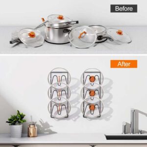 Pot Lid Organizer Rack