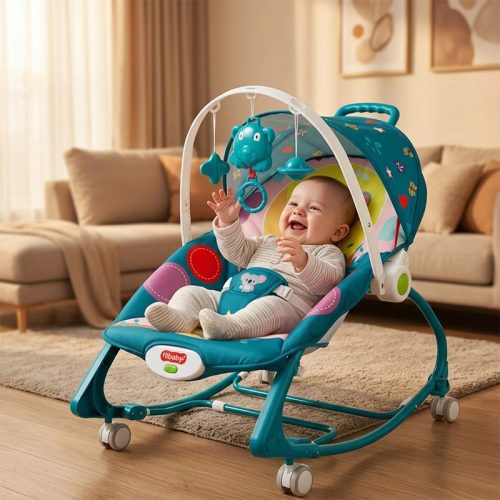 China Trolley Rocker (High Quality) <br> ✅ ২ বছরের অফিসিয়াল ওয়ারেন্টি সহ <br>চায়না মশারি + মিউজিক + চাকা সহ