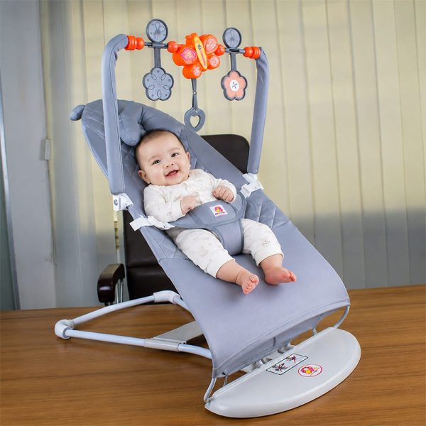 China Musical Bouncer (High Quality)<br>🎵 মিউজিক + নরম বালিশ + খেলনা <br>🛡️ ২ বছর অফিসিয়াল ওয়ারেন্টি